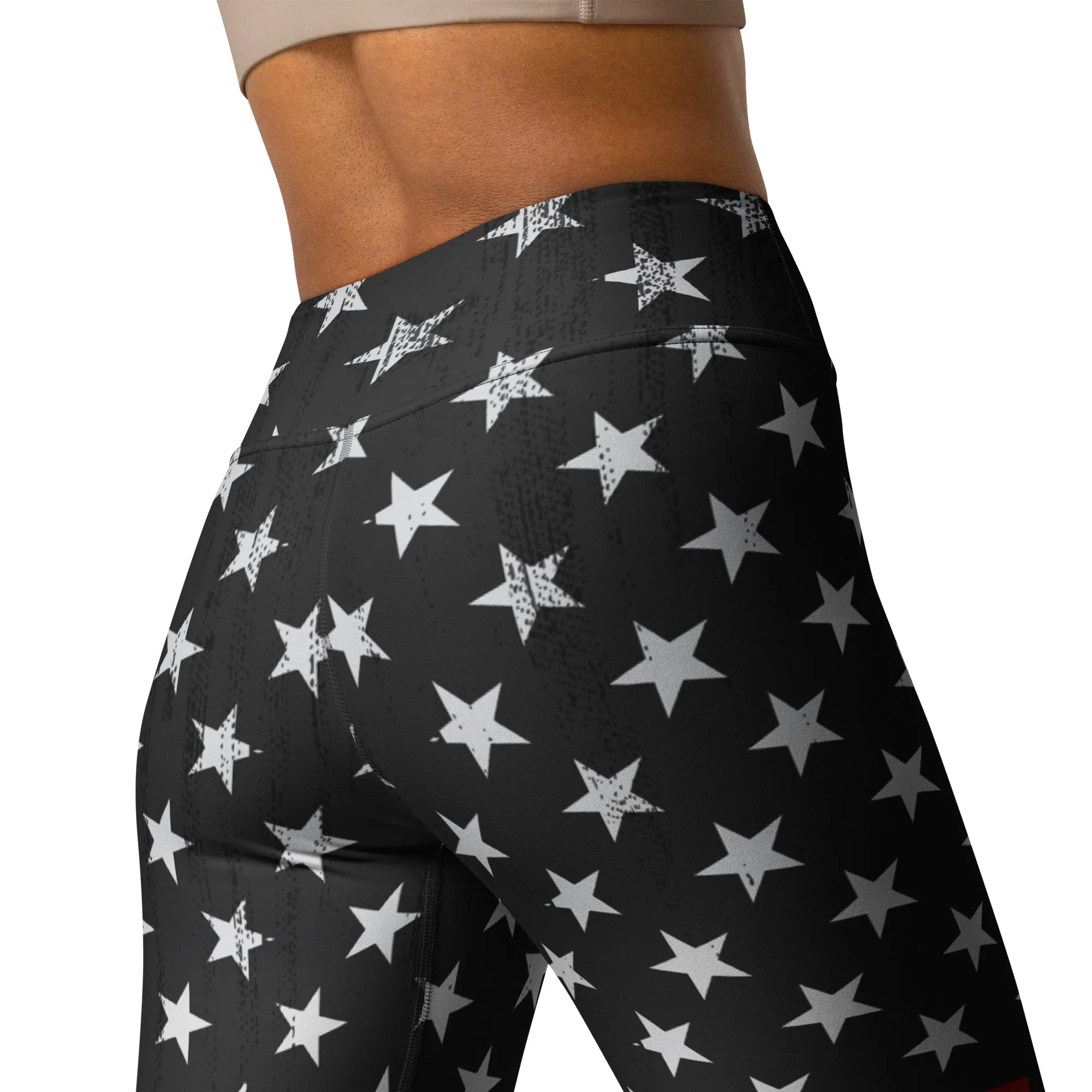 First Responder Firefighter Yoga Leggings