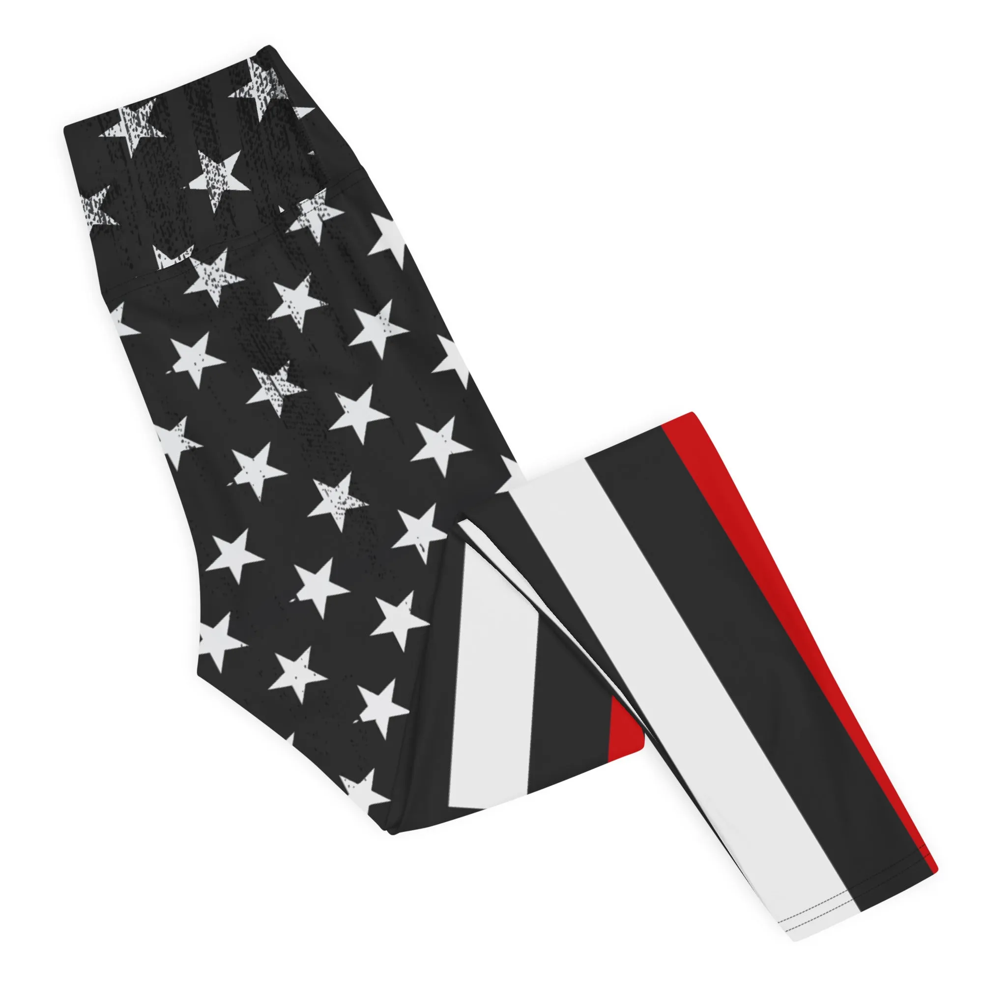 First Responder Firefighter Yoga Leggings