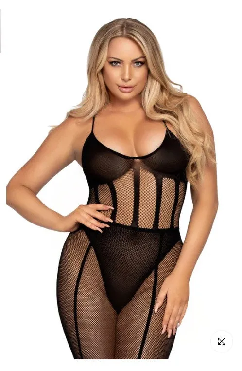 Flawless Bodysuit & Skirt Set- O/S (Black)