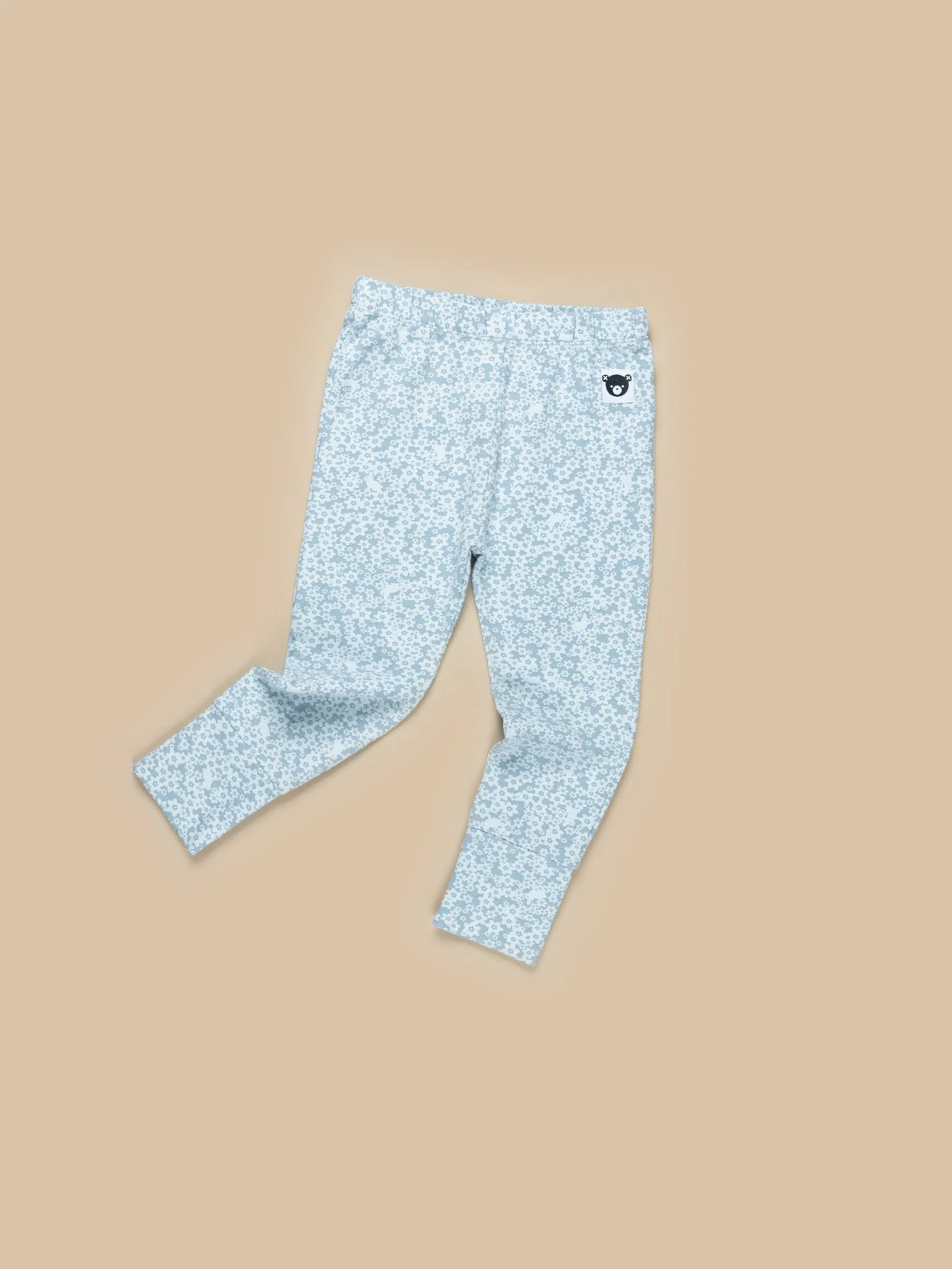 Floral Bunnies Legging - Frozen