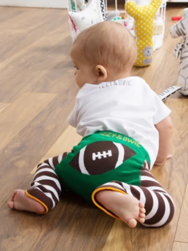 Football Cozy Baby Leggings