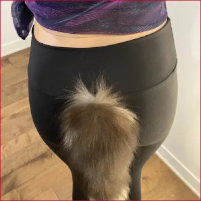 Foxtail Black Spandex Leggings NFT on DeviantArt