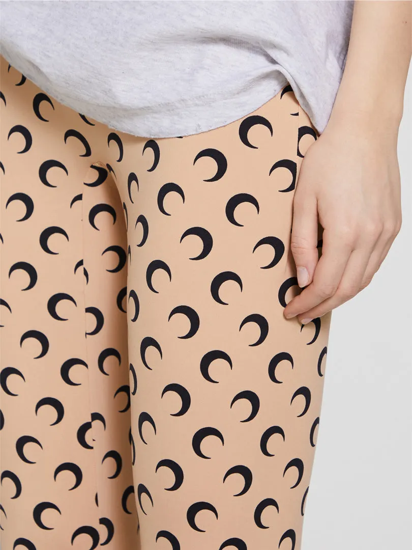 Fuseaux Moon Recycled Leggings in All Over Moon Beige