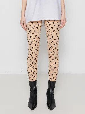 Fuseaux Moon Recycled Leggings in All Over Moon Beige