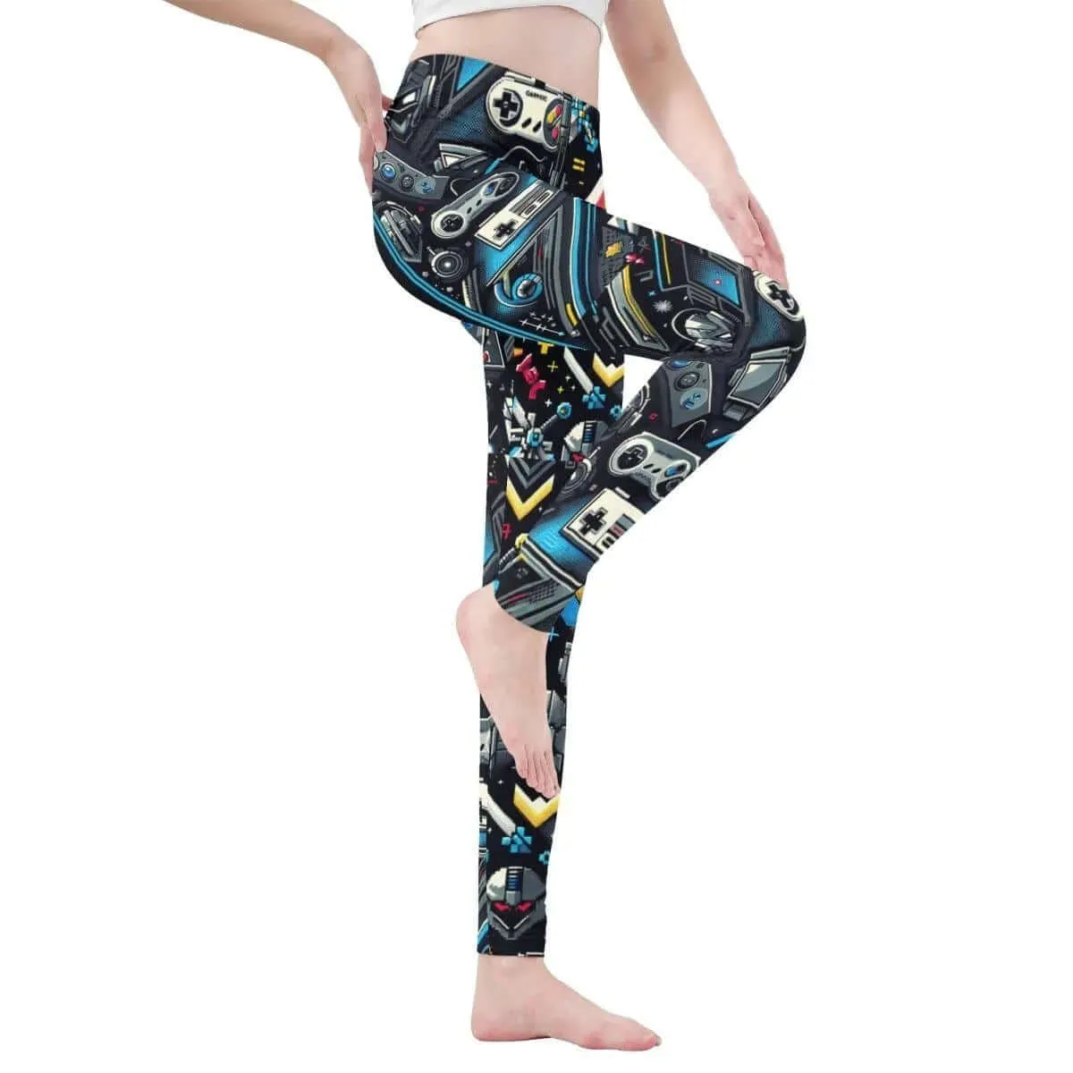 Gaming Pattern Women's Soft Leggings