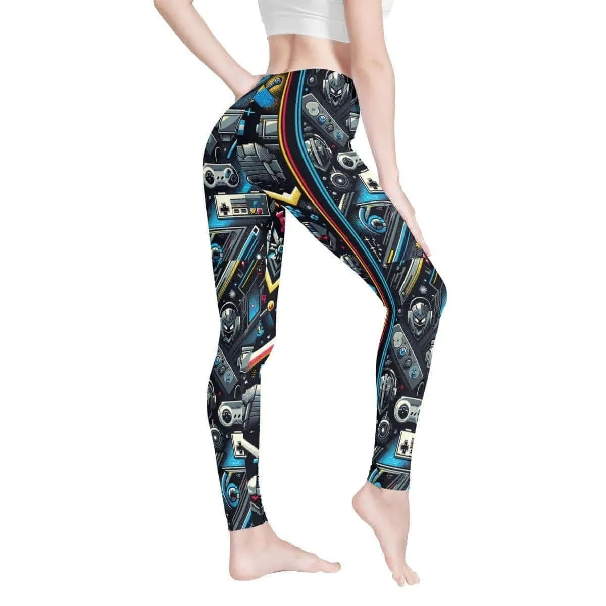 Gaming Pattern Women's Soft Leggings