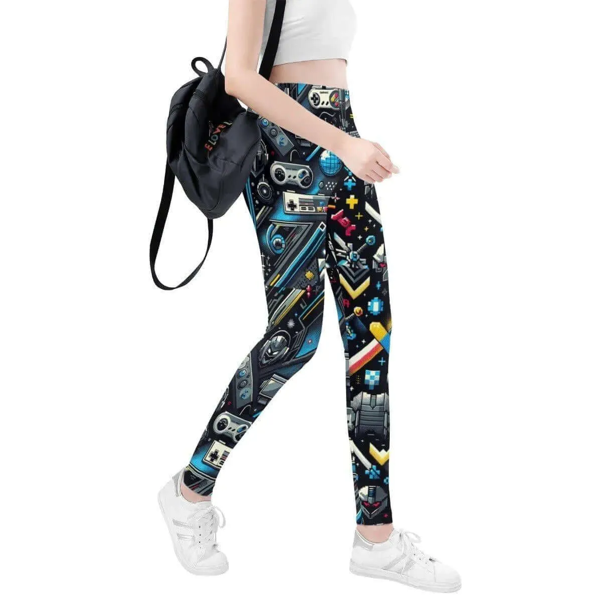 Gaming Pattern Women's Soft Leggings