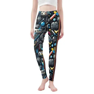 Gaming Pattern Women's Soft Leggings