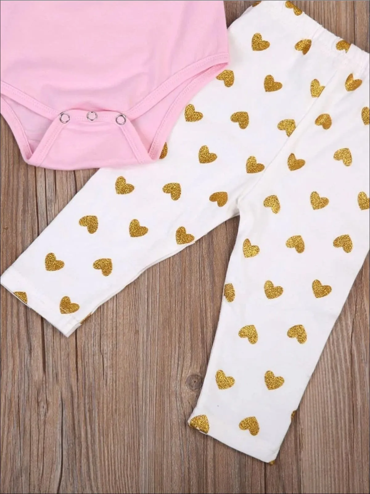 Girls Big Sister And Little Sister Matching Shirt and Polka Dot Legging Set