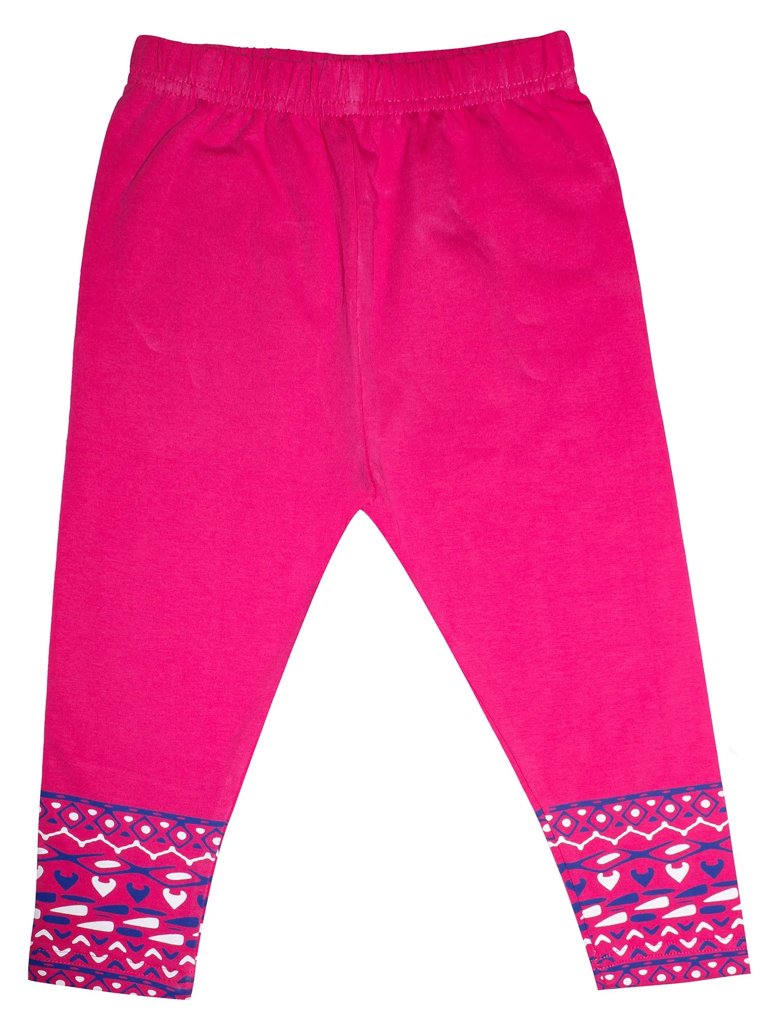 Girls Capri Legging with Print- Pack Of 2