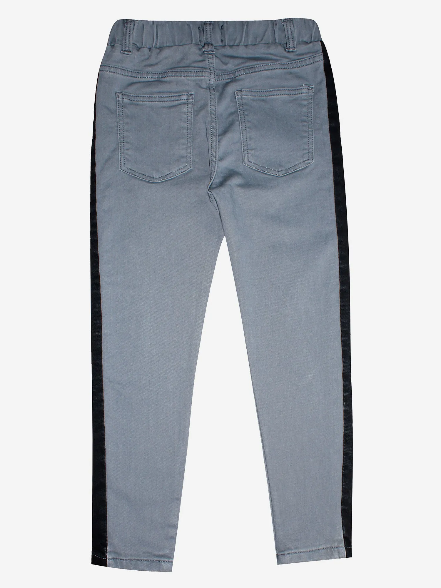 Girls Denim Jeggings with Side Panel