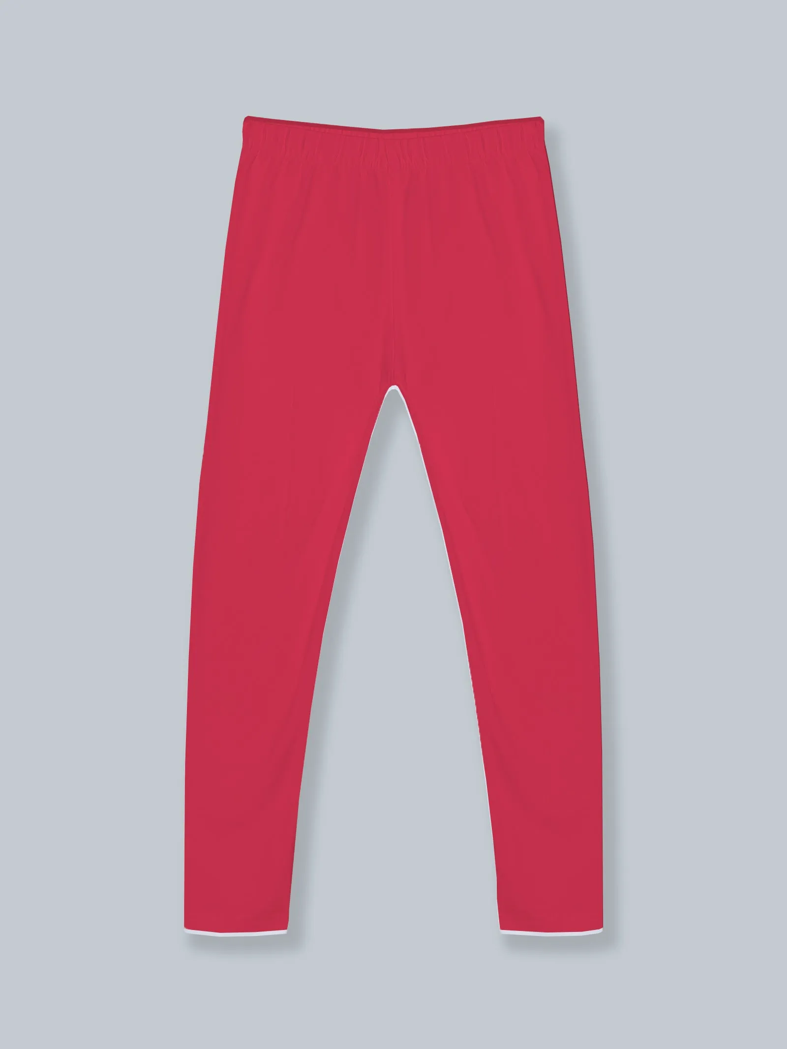 Girls Solid Ankle Length Lycra Legging