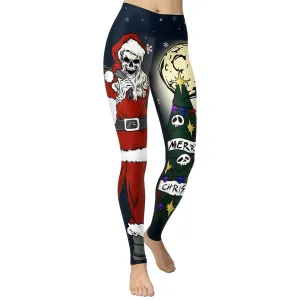 Goth Christmas Yoga Leggings