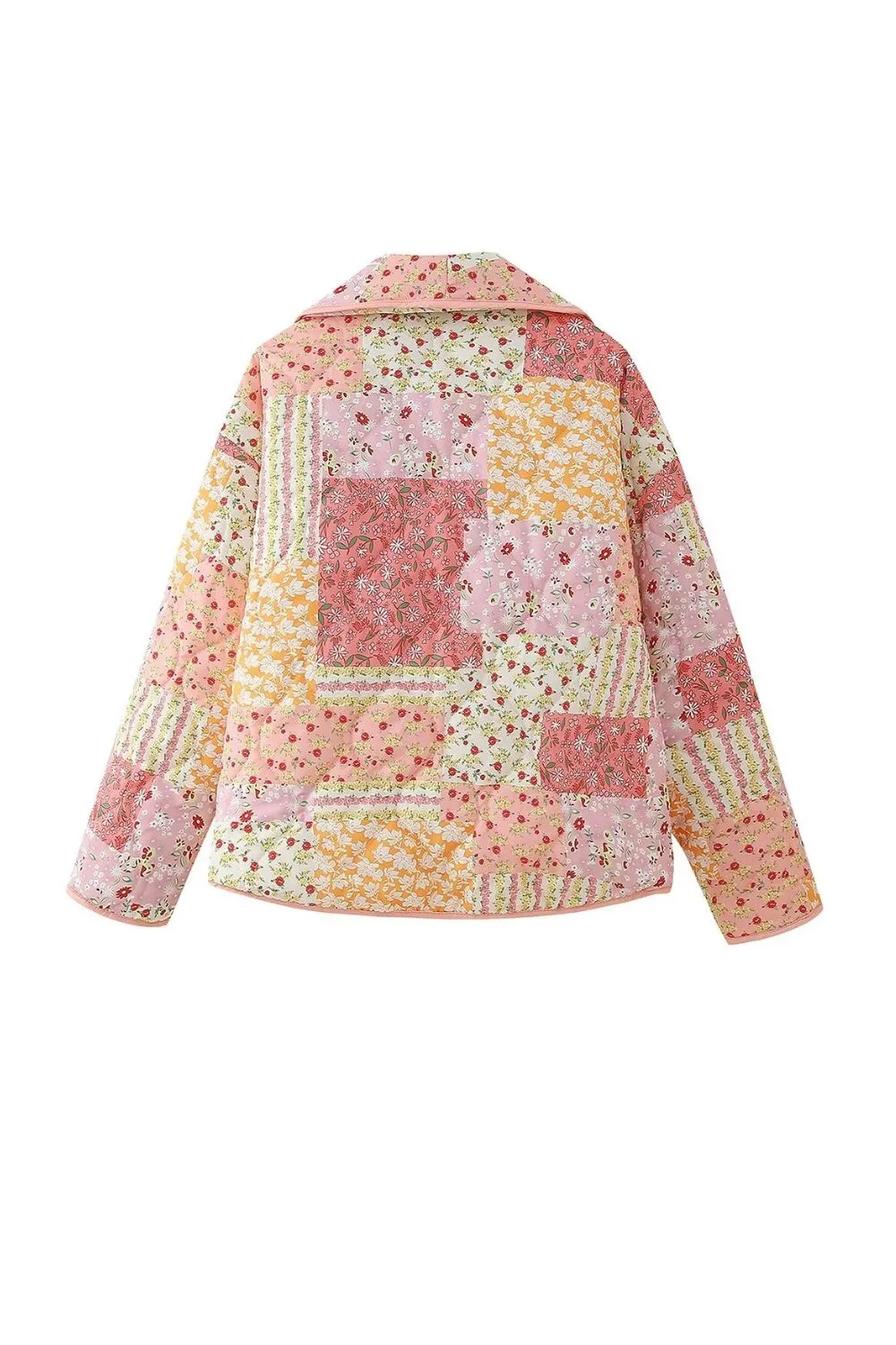 'Grace' Printed Open-Front Cotton Jacket