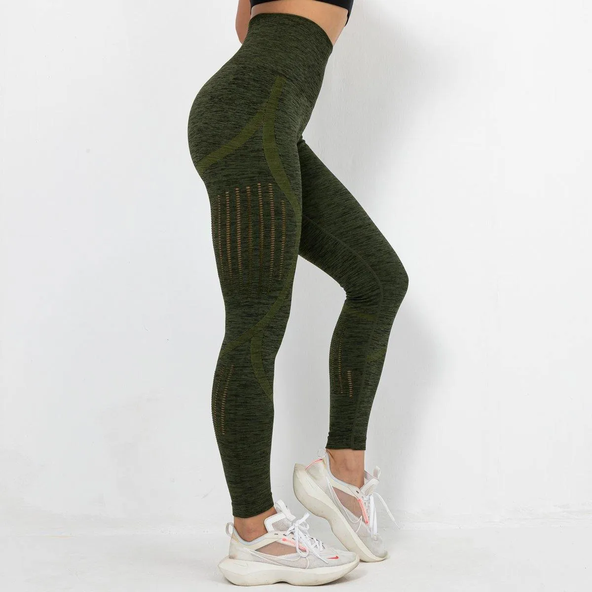 Green Army yoga Workout Legging