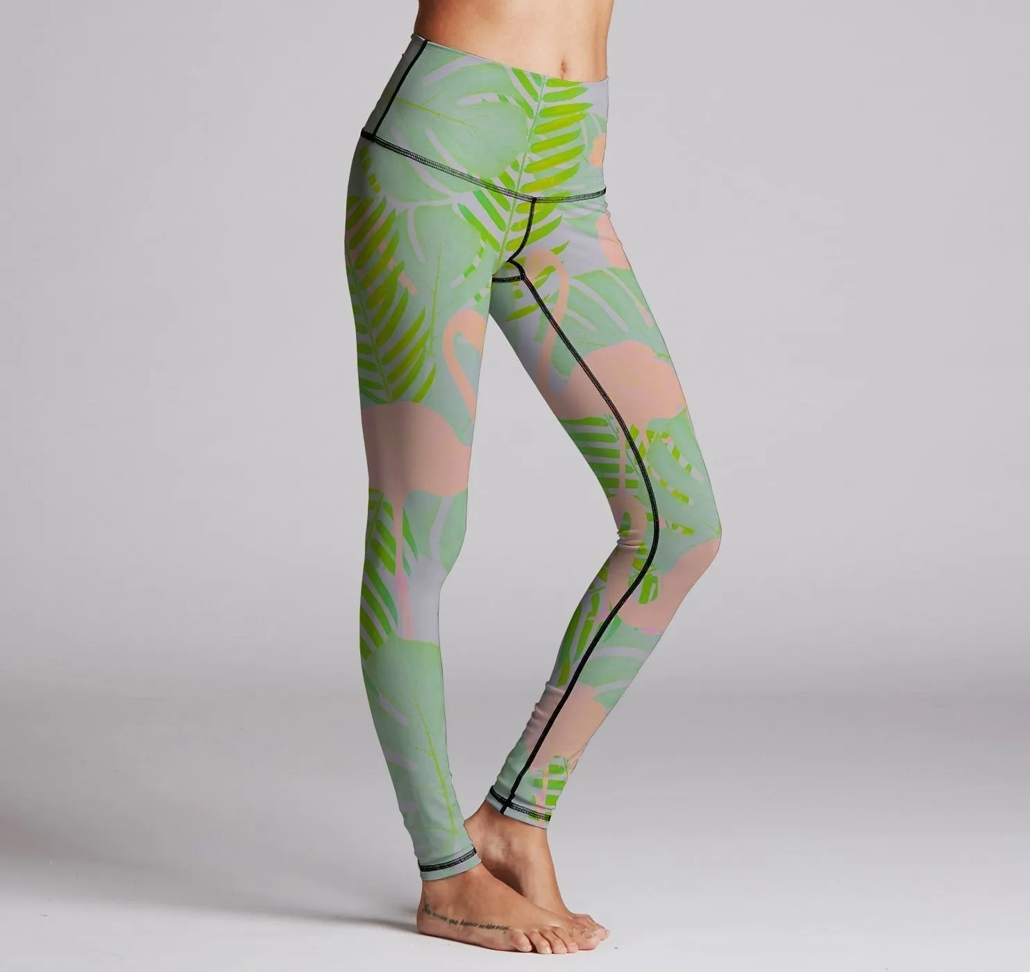 Green Bird Legging