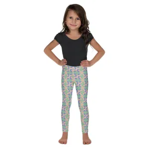 Green Patterned Kid's Leggings