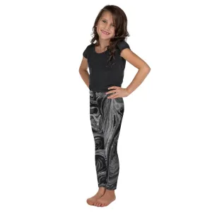 Grey Swirl Kid's Leggings