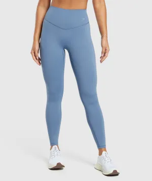 Gymshark Elevate Leggings - Faded Blue