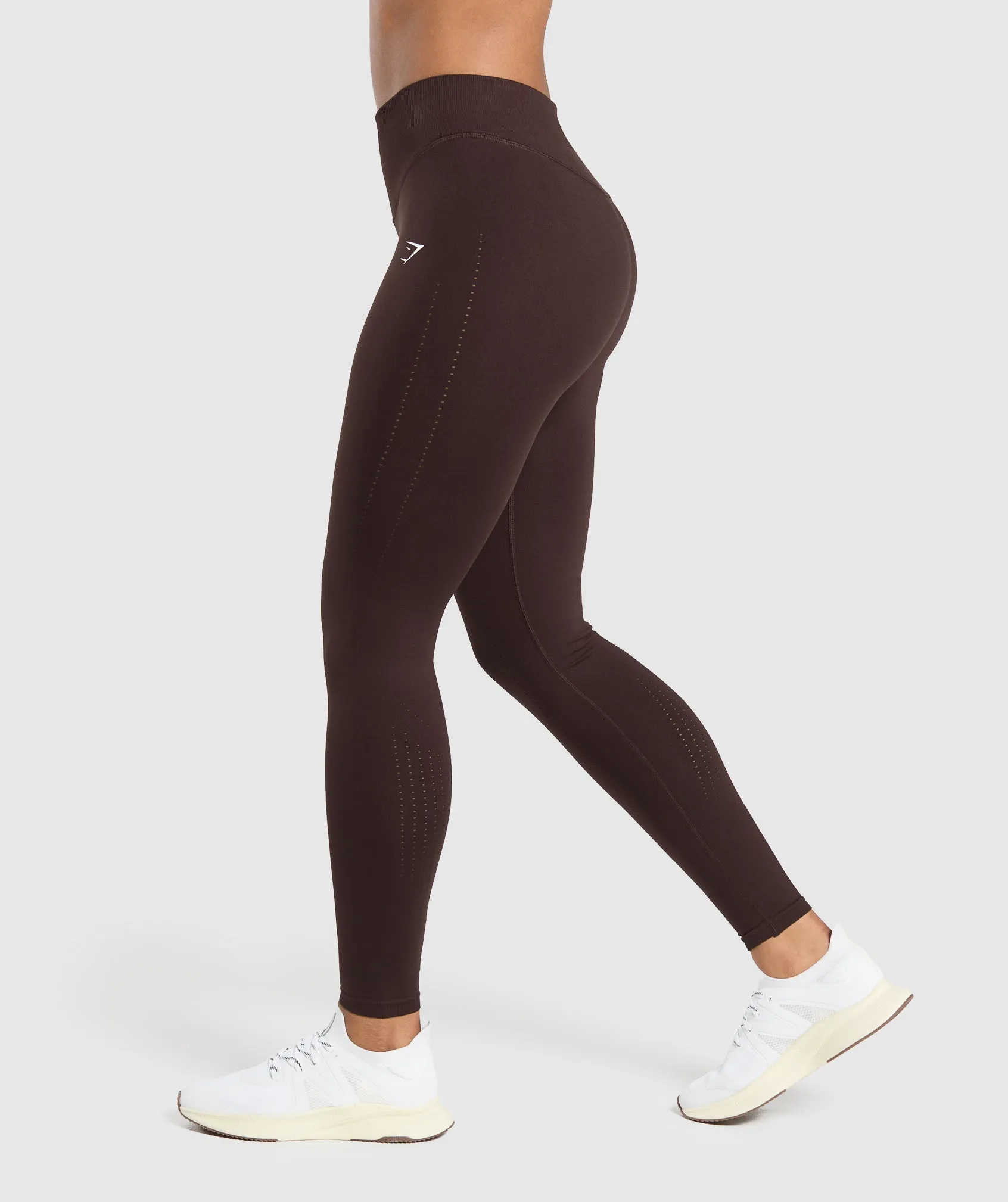 Gymshark Sweat Seamless Leggings - Heritage Brown