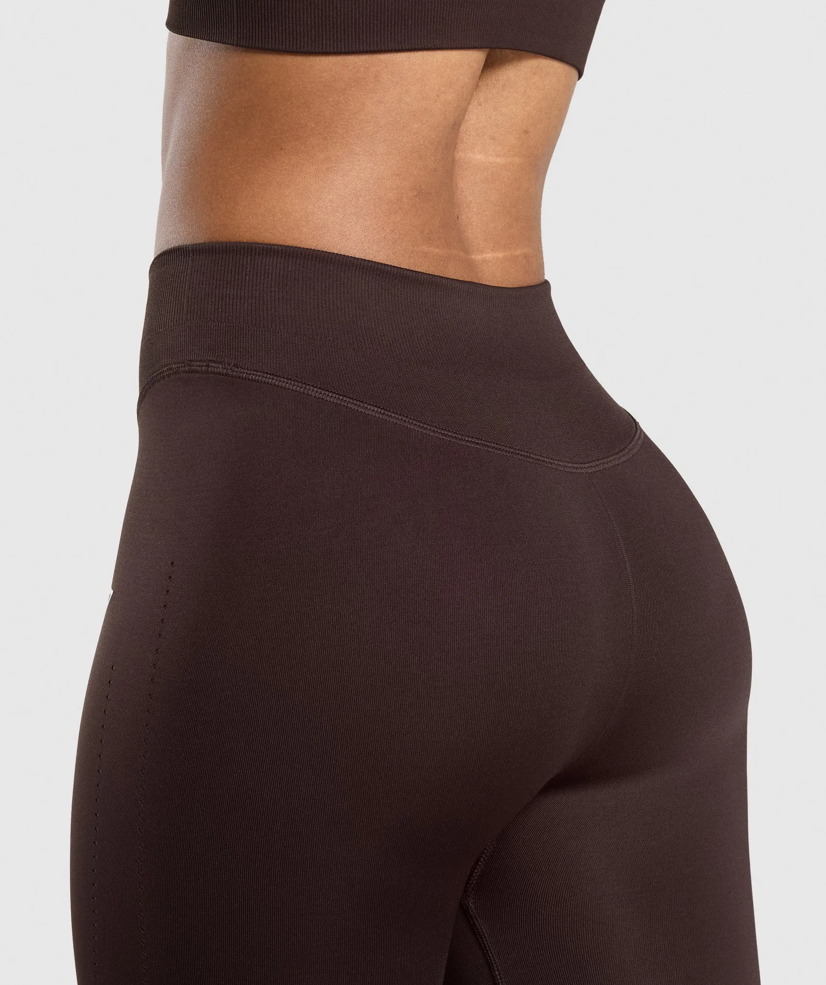 Gymshark Sweat Seamless Leggings - Heritage Brown