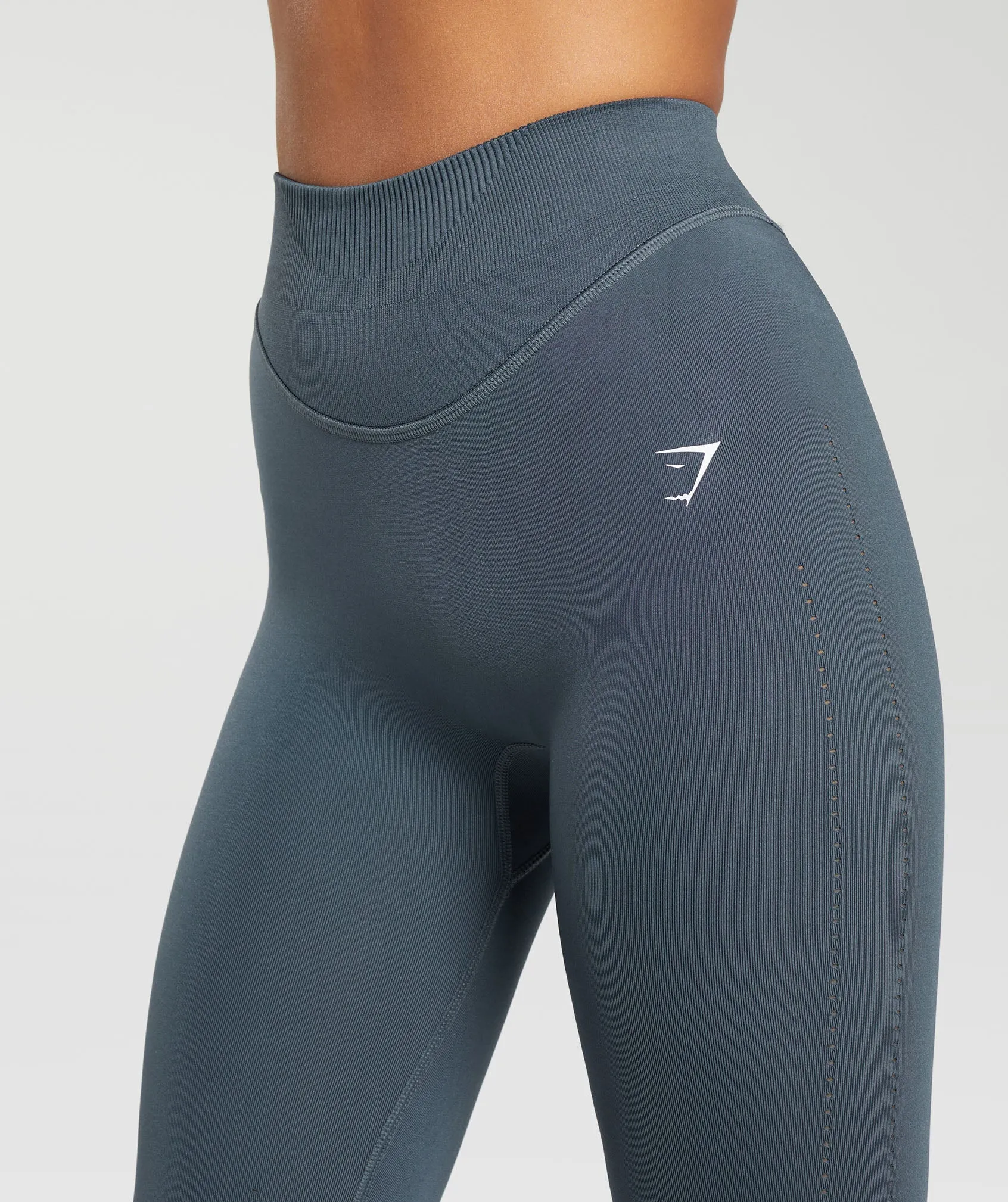 Gymshark Sweat Seamless Leggings - Titanium Blue