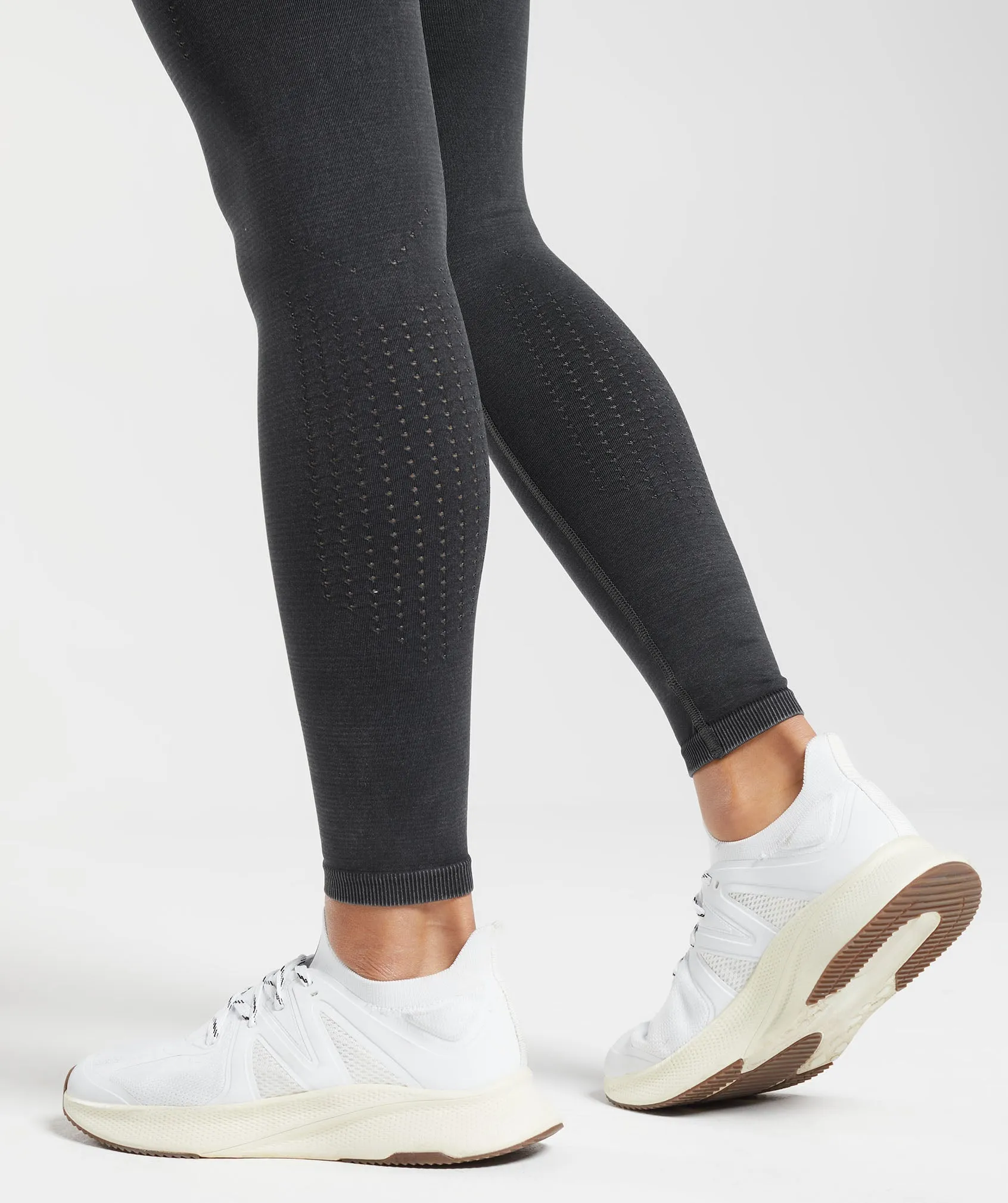 Gymshark Sweat Seamless Washed Leggings - Black