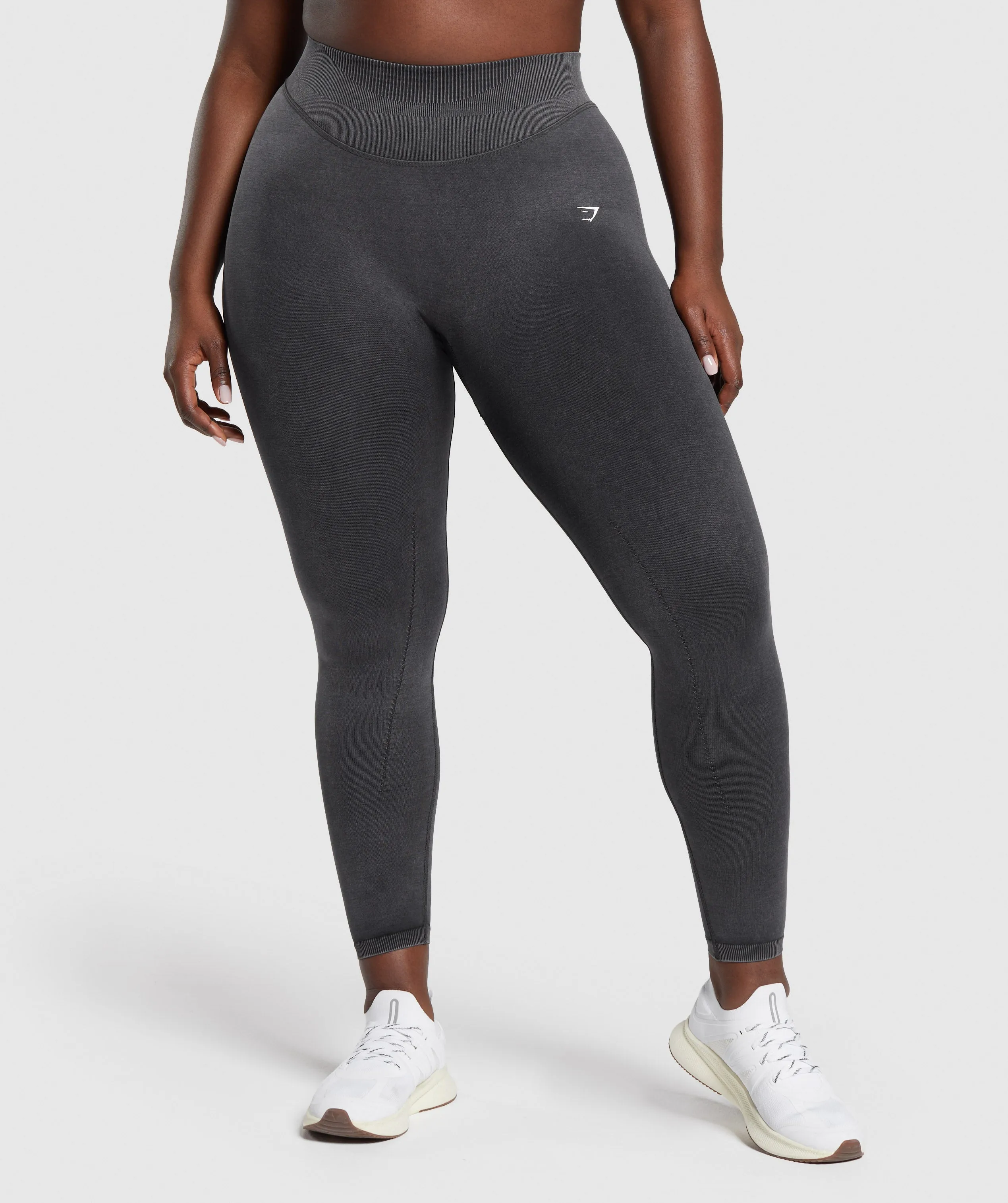 Gymshark Sweat Seamless Washed Leggings - Black