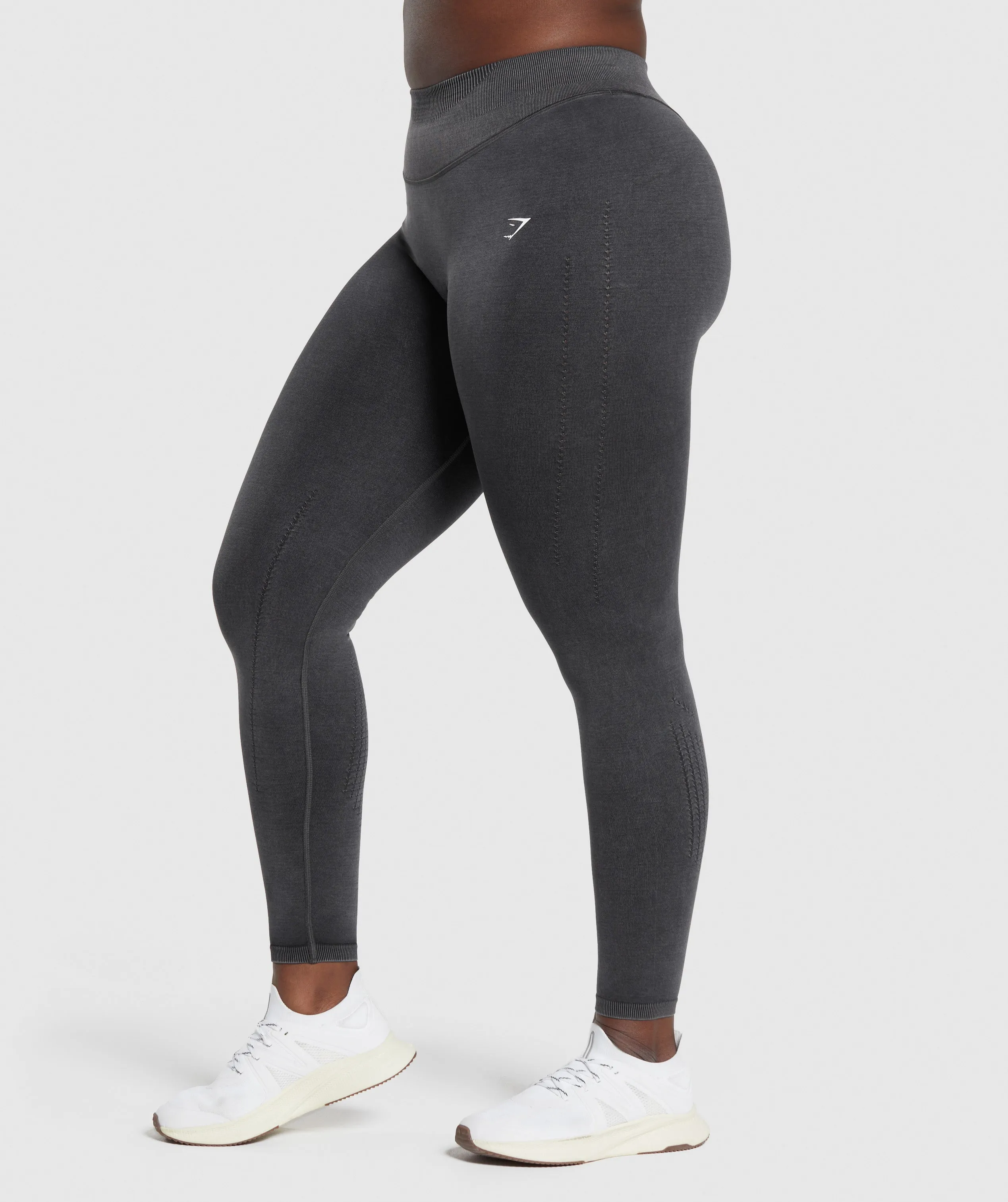 Gymshark Sweat Seamless Washed Leggings - Black