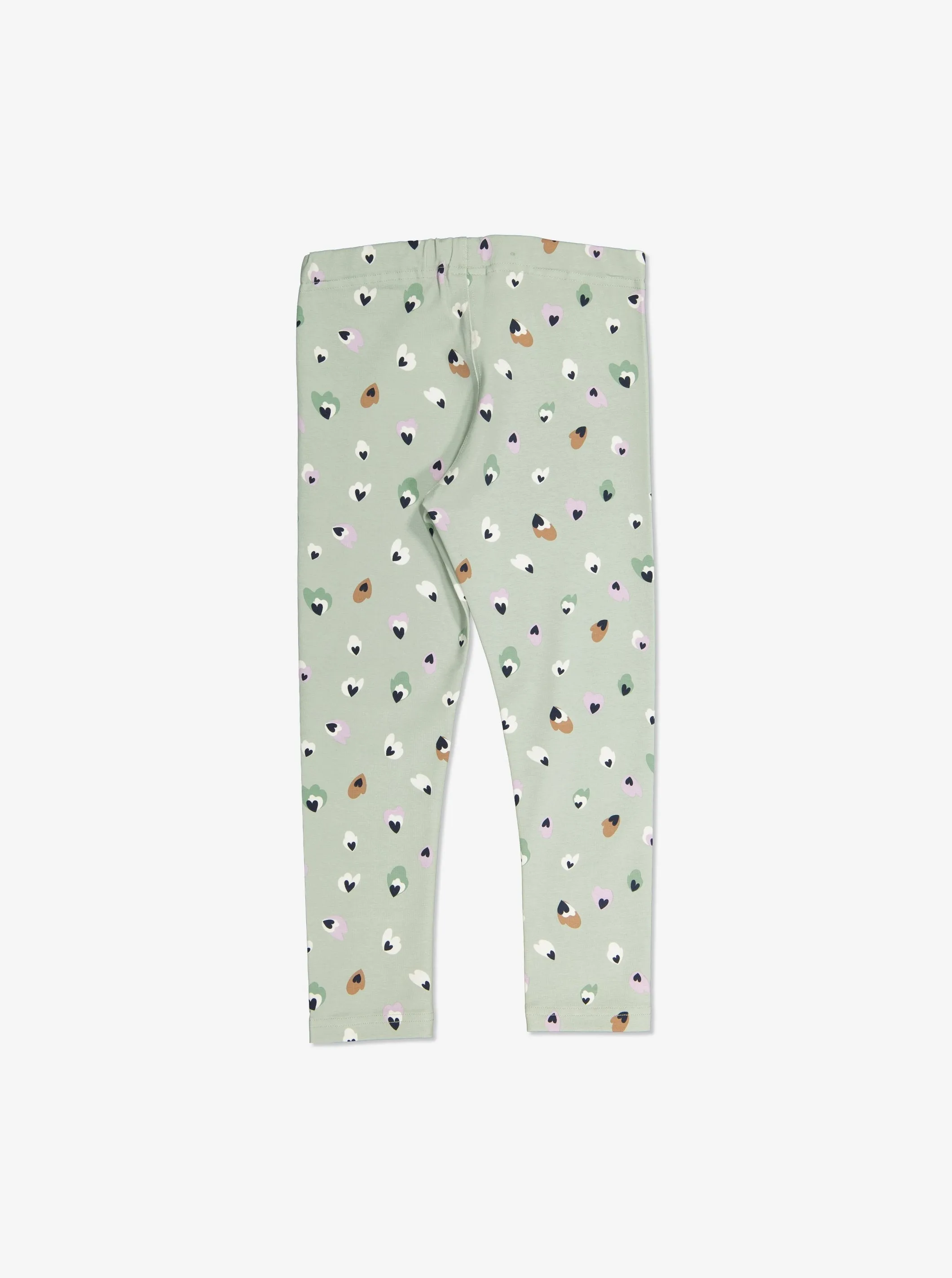 Heart Print Kids Leggings