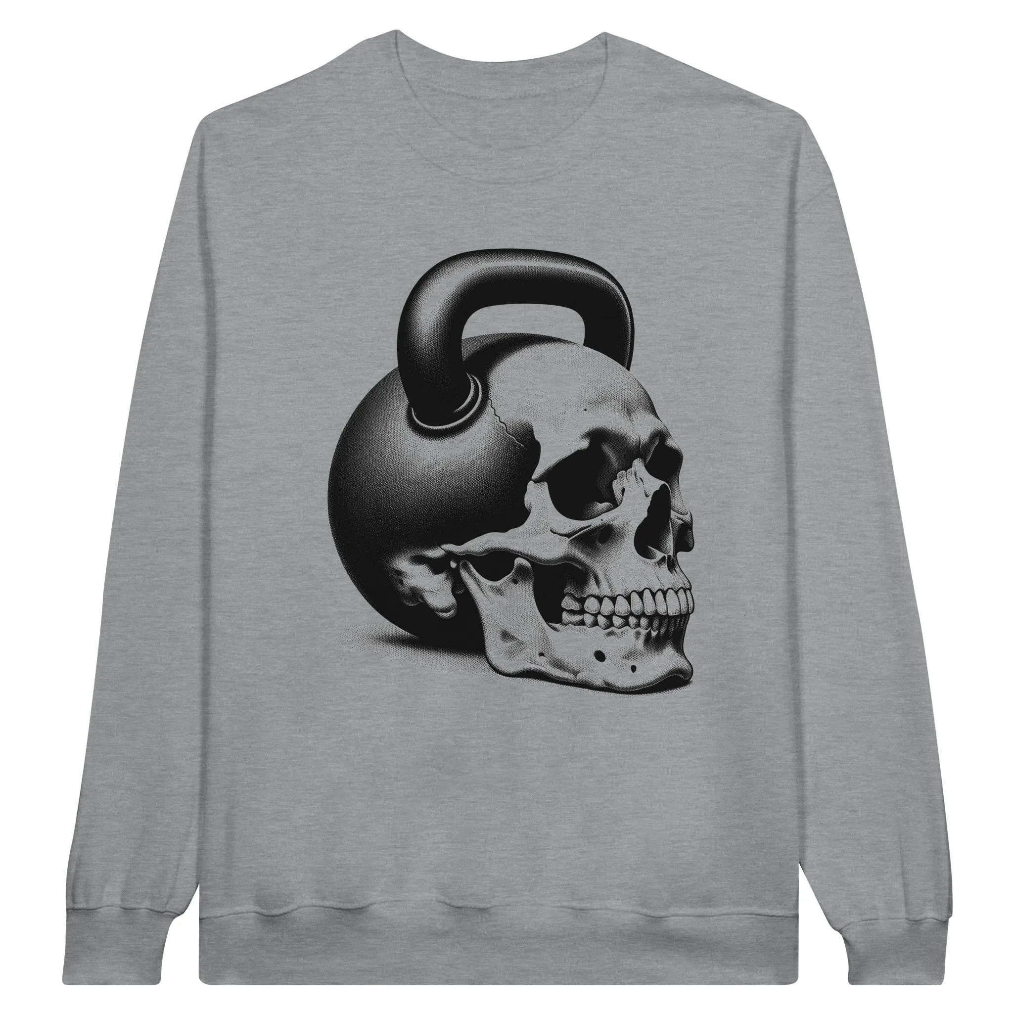 Heavy Skull Unisex Crewneck Sweatshirt