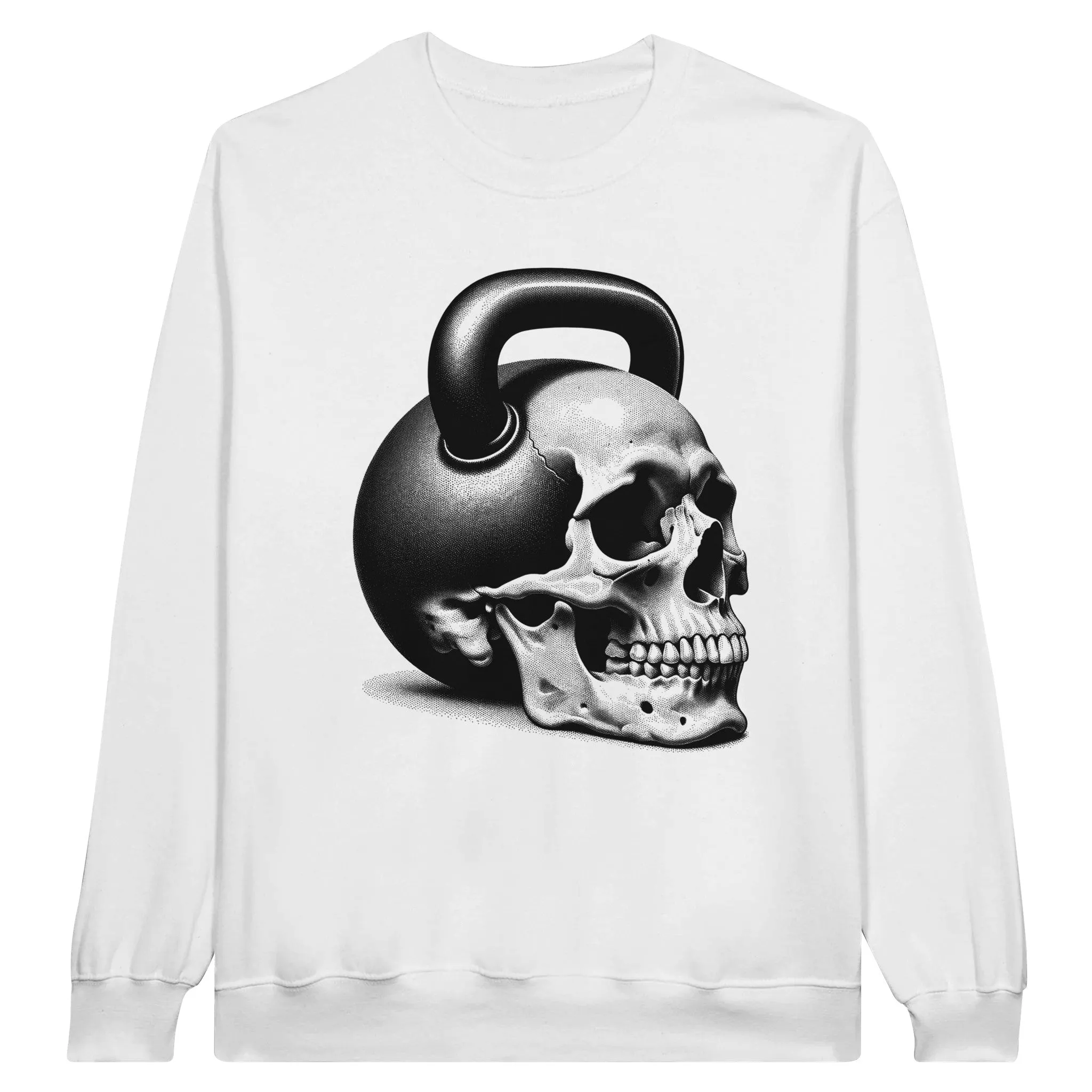 Heavy Skull Unisex Crewneck Sweatshirt