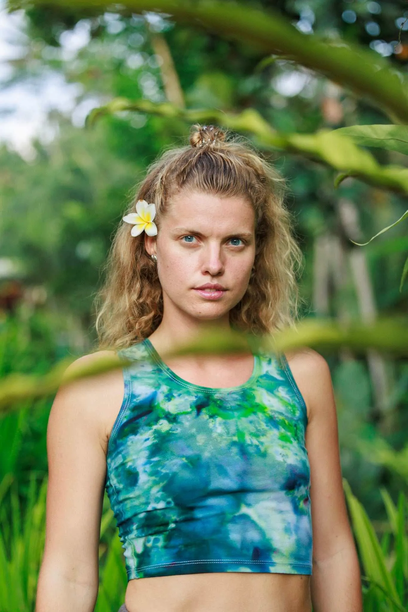 Hemp Crop Top Tank - Tie Dye