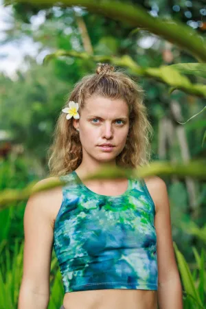 Hemp Crop Top Tank - Tie Dye