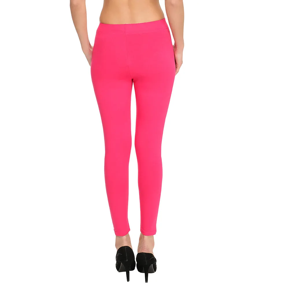 HiFlyers Women Fuchsia Leggiings/Yoga Pant