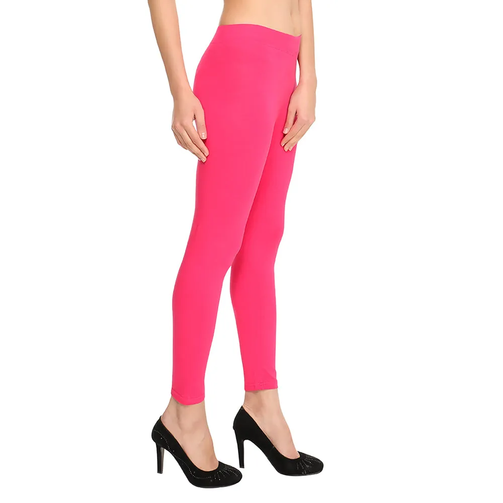 HiFlyers Women Fuchsia Leggiings/Yoga Pant