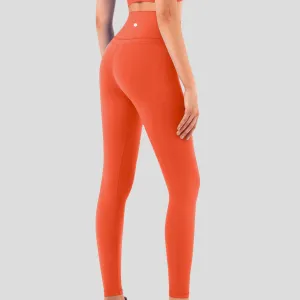 High-Rise Elevate Leggings - Orange