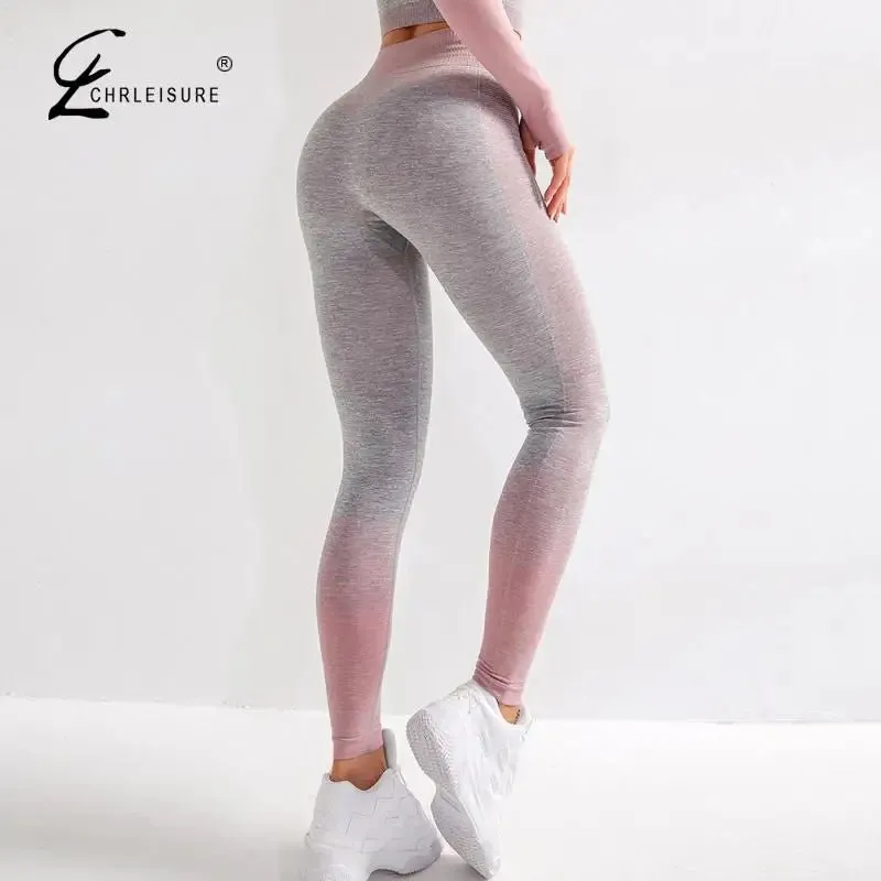 High Waist Workout Leggings for Women - Sexy Push Up, Seamless, Ankle-Length