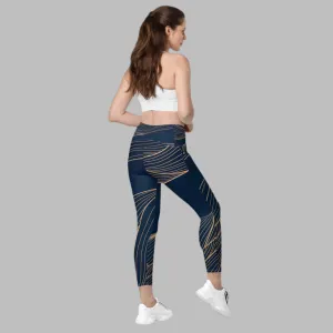 High-Waisted Leggings with Pockets (Plus Size Available)