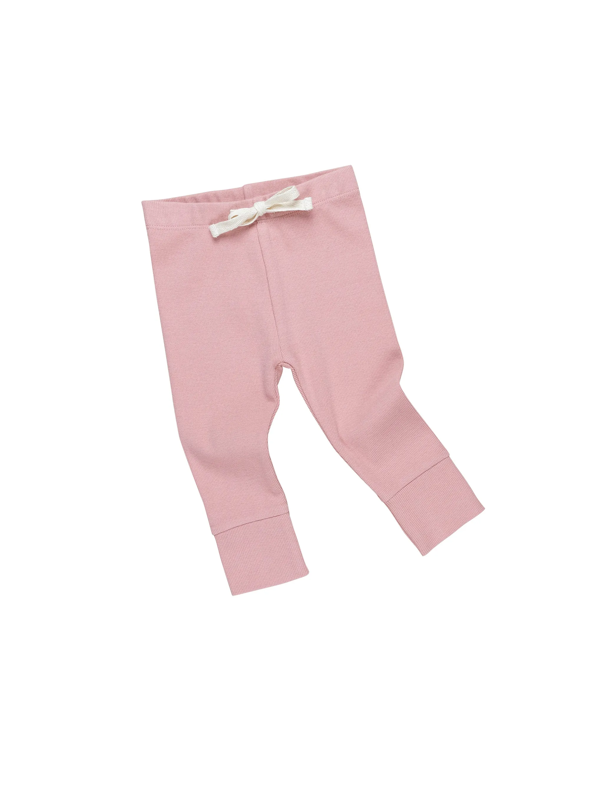 Huxbaby Dusty Rose Rib Leggings