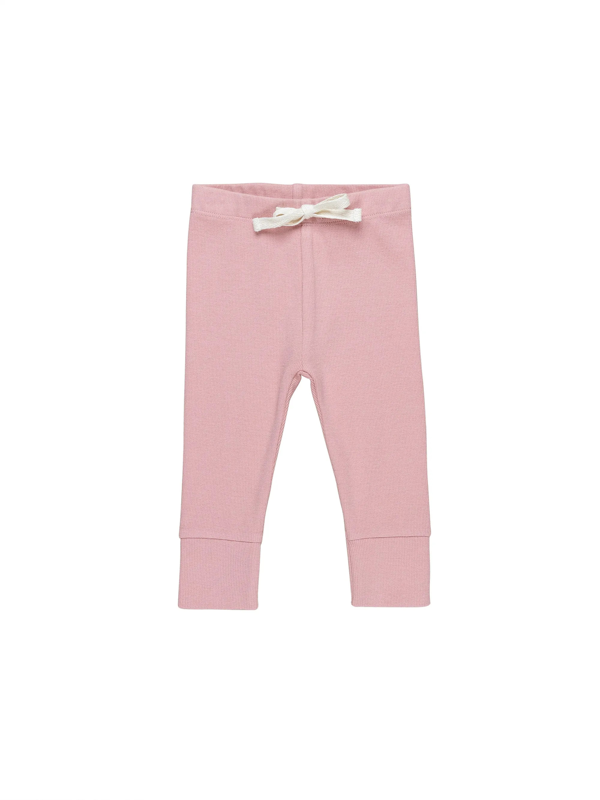 Huxbaby Dusty Rose Rib Leggings