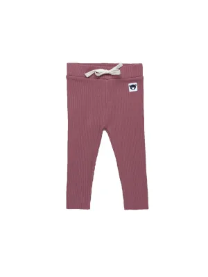 Huxbaby Plum Rib Legging