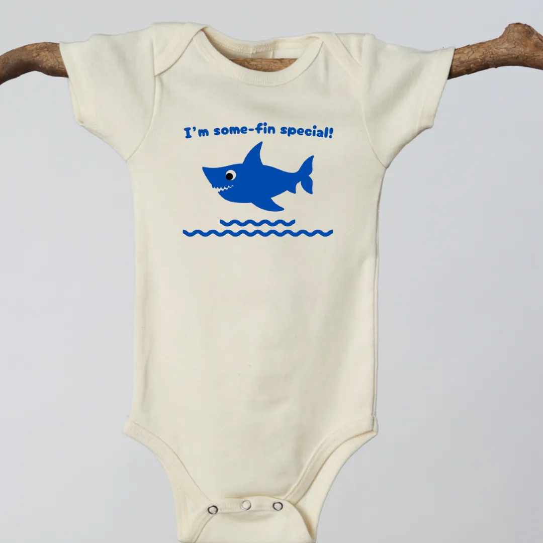 I'm Some-Fin Special Baby Shark Short Sleeve Romper