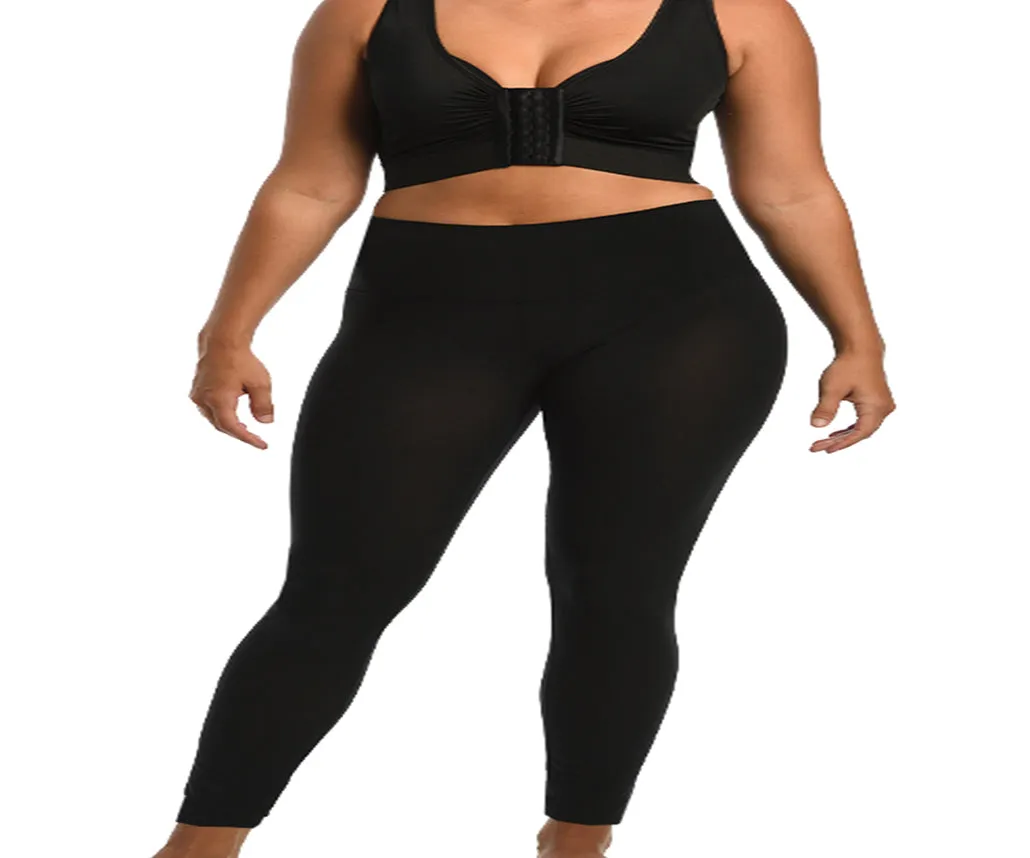 InstantFigure Power Plus Size Mesh Hi-waist leggings 180PL028C