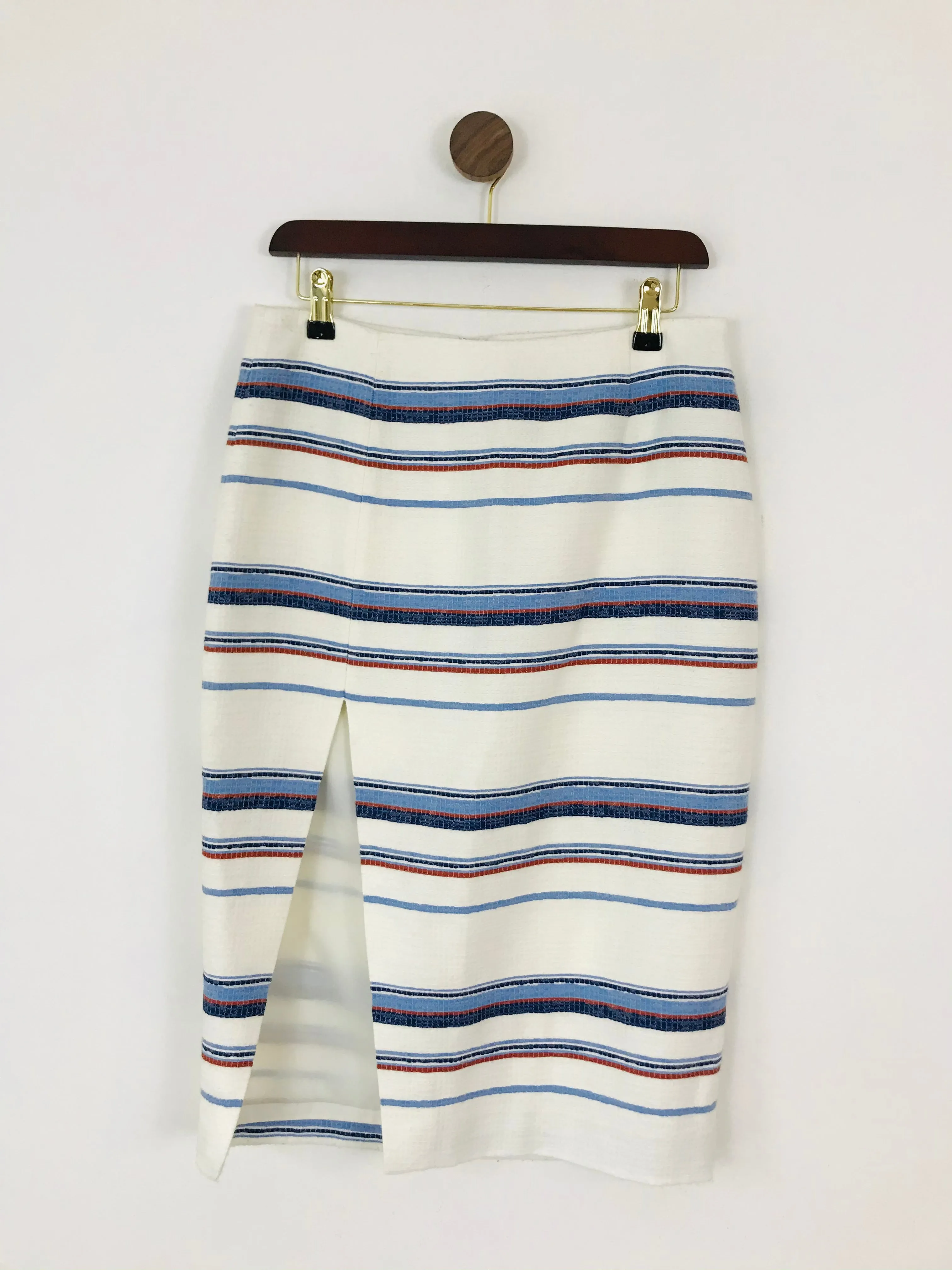 Intermix Women’s Stripe Pencil Skirt | UK14 L | Multicolour