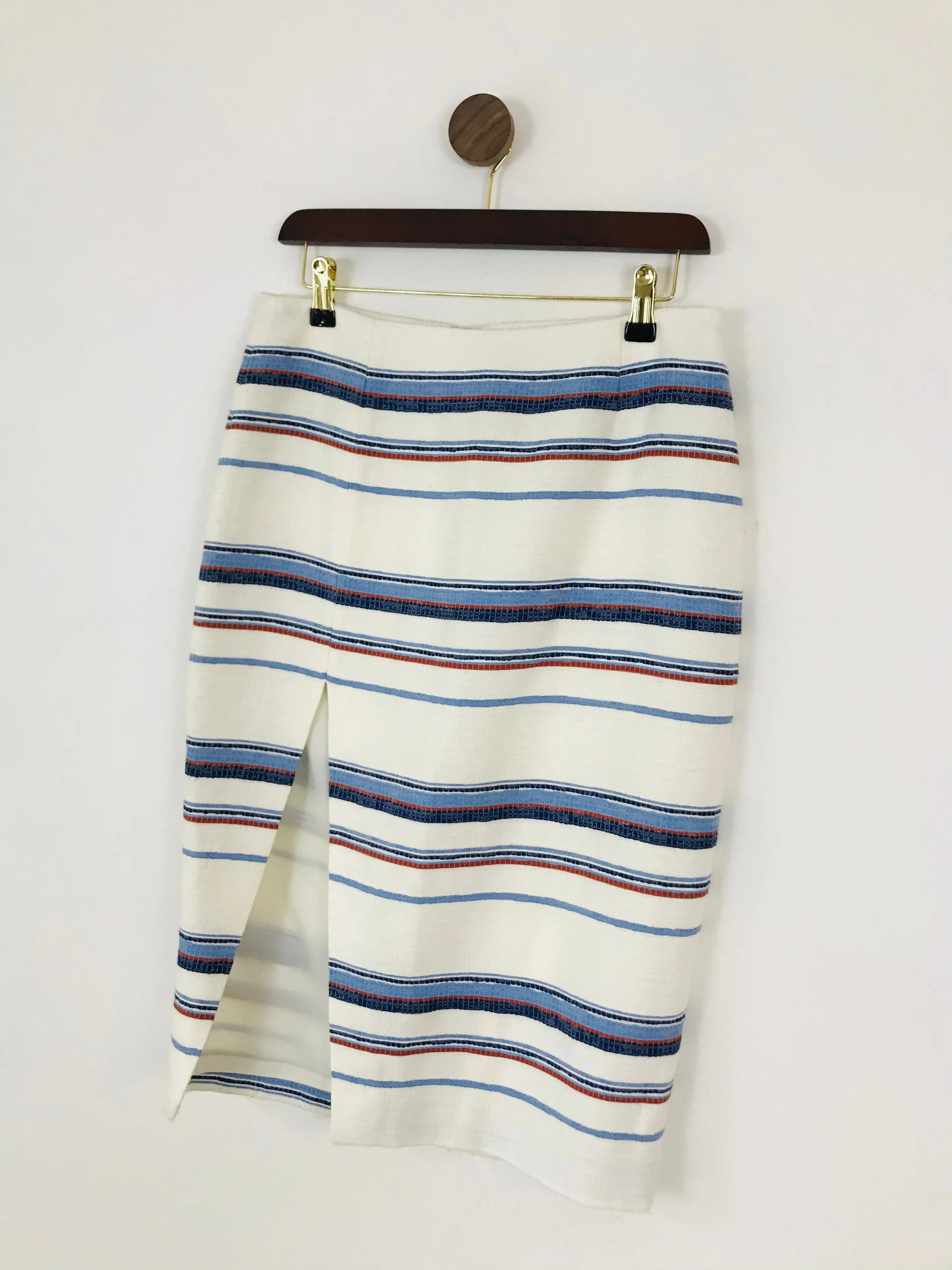 Intermix Women’s Stripe Pencil Skirt | UK14 L | Multicolour