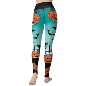 Jack O'Lantern Yoga Leggings