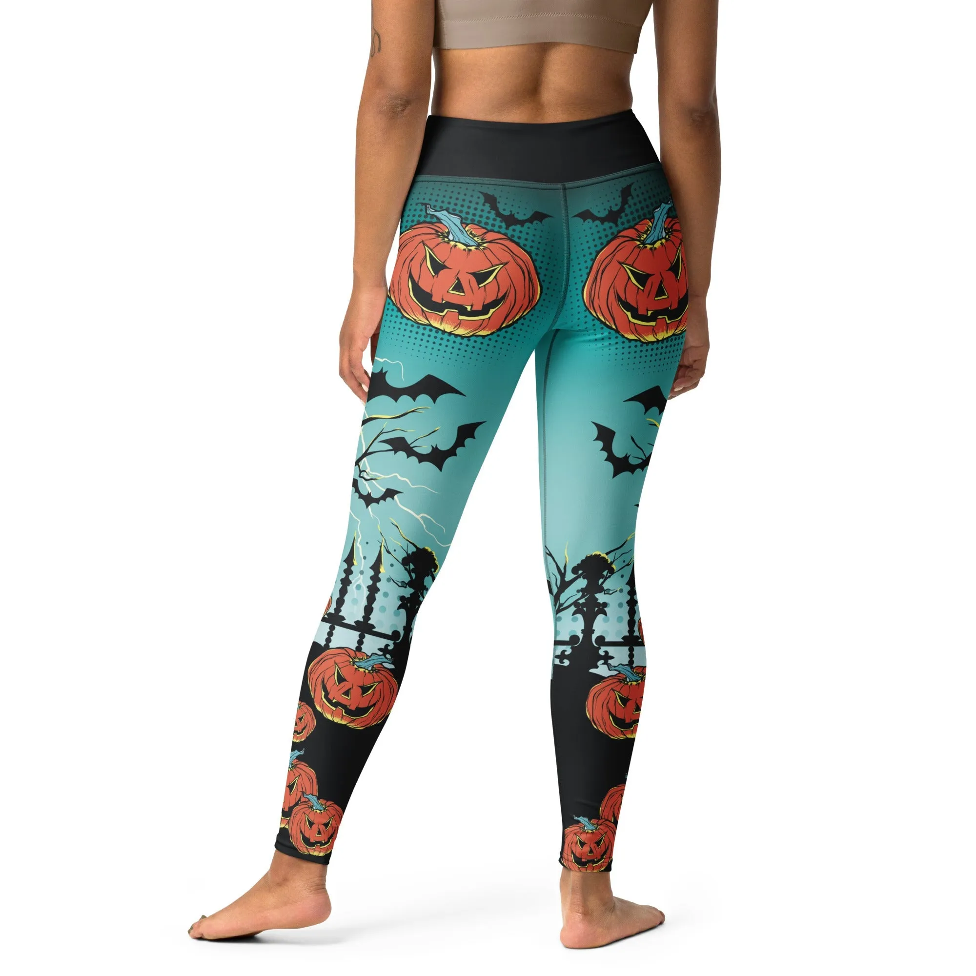 Jack O'Lantern Yoga Leggings