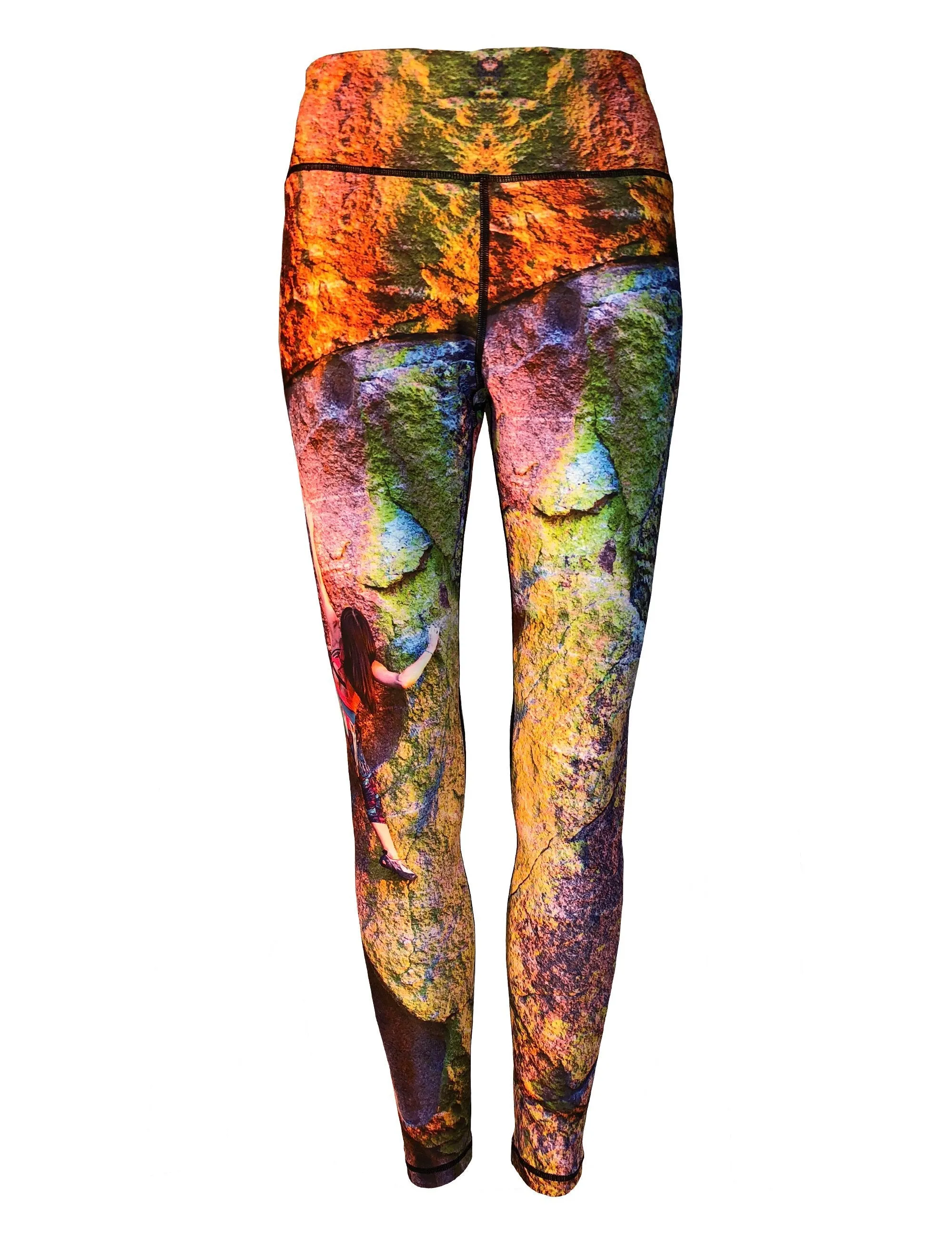 JLP Climber Mountain Print Patterned All Sport Leggings