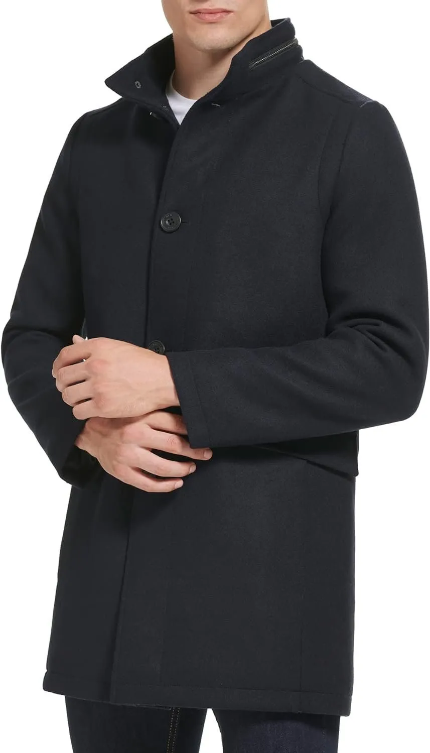 Kenneth Cole Men's Water Resistant Wool Jacket